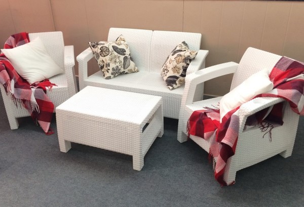 Комплект Yalta Terrace Set белый купить в Нижнекамске