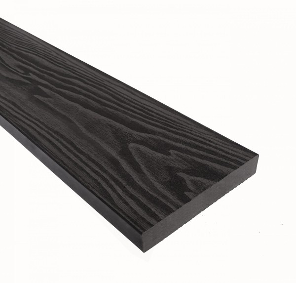 Террасная доска из ДПК Terrapol Смарт 3D Полнотелая без паза Черное дерево купить в Нижнекамске