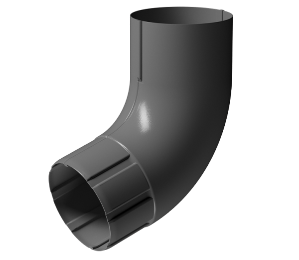 Колено 72° D90 Döcke STAL PREMIUM Графит, (RAL 7024) купить в Нижнекамске