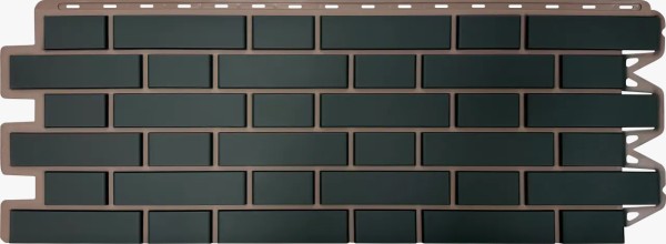 Фасадная панель Альта-Профиль, Кирпич Клинкерный, Графит купить в Нижнекамске