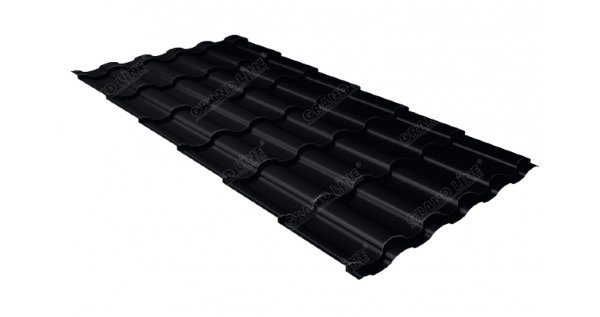 Металлочерепица кредо 0,45 Drap RAL 9005 черный купить в Нижнекамске