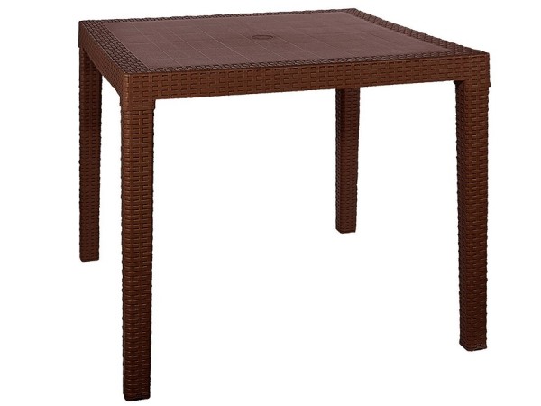 Стол квадратный FIJI Quatro Table Коричневый купить в Нижнекамске