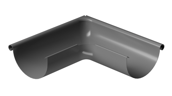 Угол внешний 90° D125 Döcke STAL PREMIUM Графит, (RAL 7024) купить в Нижнекамске