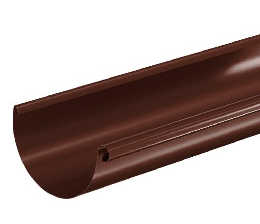 Водосток Aquasistem, система 150/100 - Водосточный желоб 3.00м RAL 8017 Коричневый купить в Нижнекамске