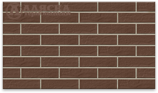 Фасадные Термопанели Аляска Braun Rustic купить в Нижнекамске