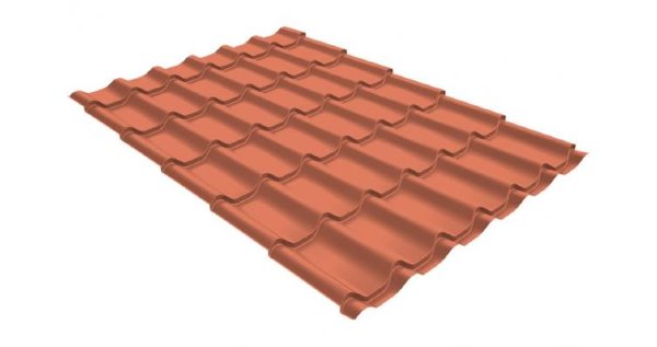 Металлочерепица классик GL 0,5 Quarzit Cuprum Steel купить в Нижнекамске