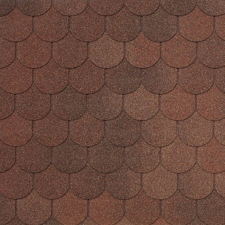 Гибкая черепица Tegola ASSISI terracotta 420 купить в Нижнекамске