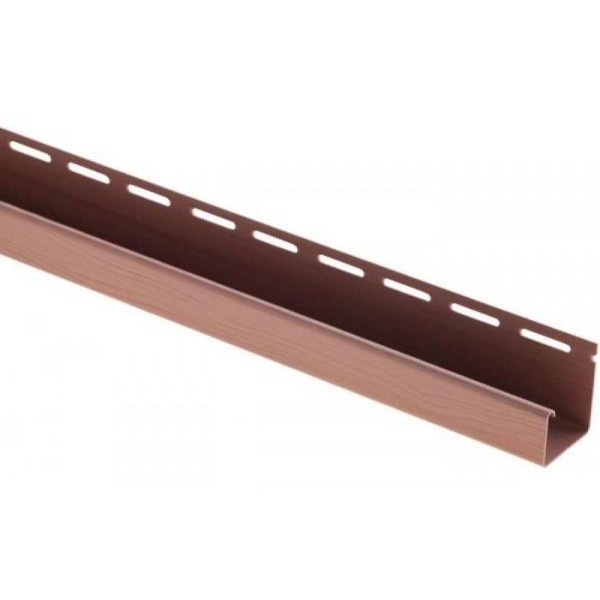 J-профиль Люкс Крашенный, T-15, ВН, Красно-коричневый купить в Нижнекамске