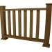 Ограждения из ДПК WOODVEX Кофе купить в Нижнекамске