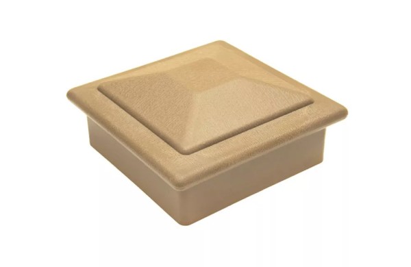 Крышка верхняя ПВХ для столба Deckart 125х125 Орех купить в Нижнекамске