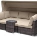 Диван-Трансформер AFINA плетеный из иск. ротанга AFM-320B Brown купить в Нижнекамске
