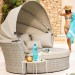 Диван-Трансформер AFINA плетеный из иск. ротанга AFM-325 Beige купить в Нижнекамске