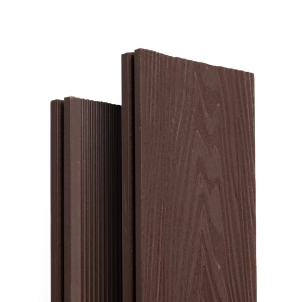 Террасная доска Ecodecking Экстра 3D полнотелая Графит купить в Нижнекамске