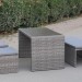 Диван-Трансформер AFINA плетеный из иск. ротанга S330G-W78 Grey купить в Нижнекамске