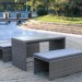 Диван-Трансформер AFINA плетеный из иск. ротанга S330G-W78 Grey купить в Нижнекамске