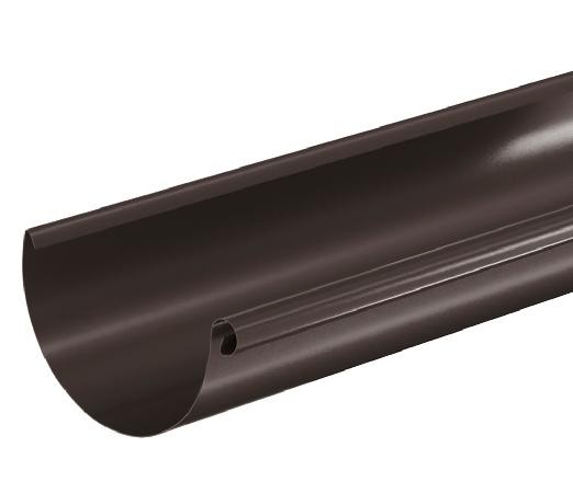 Водосток Aquasistem, система 125x90 - Водосточный желоб 3.00м RR 32 Тёмно Коричневый купить в Нижнекамске