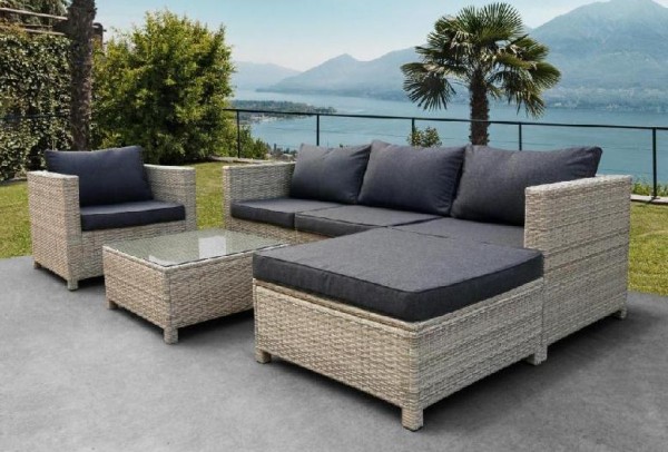 Комплект мебели AFINA плетеной из иск. ротанга YR821G Grey/Grey купить в Нижнекамске