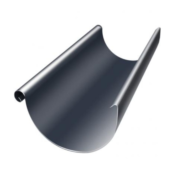 Водосток Grand Line 150x100 – Полукруглый желоб 3 метра RAL 7024 купить в Нижнекамске