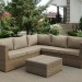 Комплект мебели AFINA плетеной из иск. ротанга YR825B Beige купить в Нижнекамске