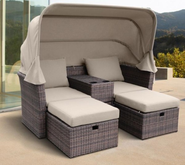 Комплект мебели AFINA плетеной из иск. ротанга AFM-330B Brown купить в Нижнекамске