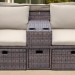 Комплект мебели AFINA плетеной из иск. ротанга AFM-330B Brown купить в Нижнекамске