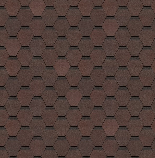 Гибкая черепица Docke, коллекция Шеффилд – Зрелый каштан купить в Нижнекамске