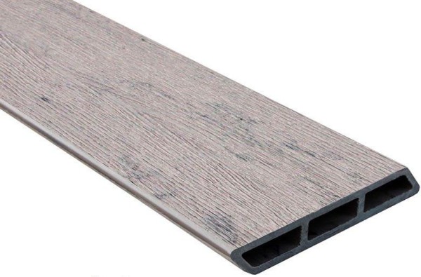 Доска Ромбус 3D ДПК Outdoor STORM GREY серая микс купить в Нижнекамске