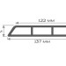 Доска Ромбус 3D ДПК Outdoor STORM GREY серая микс купить в Нижнекамске