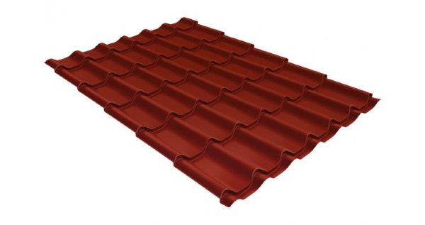 Металлочерепица классик 0,5 Satin RAL 3009 оксидно-красный купить в Нижнекамске