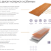 Фибросайдинг DECOVER 3600 x 190 x 8 мм Bordo купить в Нижнекамске