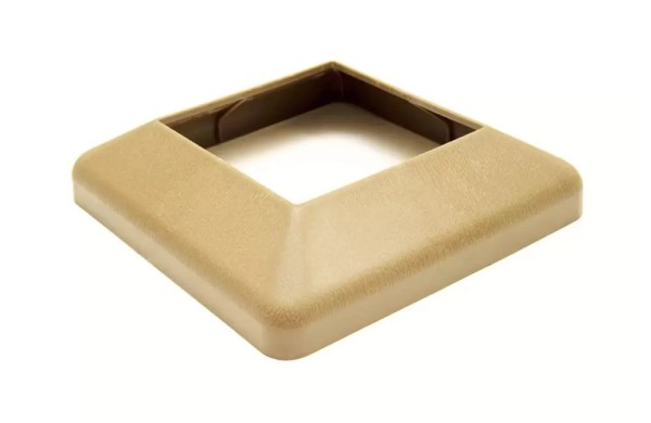 Крышка нижняя ПВХ для столба Deckart 100х100 Орех купить в Нижнекамске