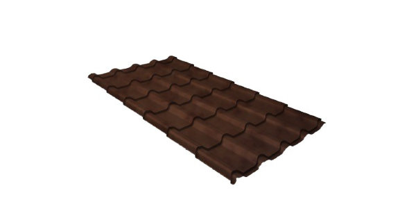 Металлочерепица камея 0,45 Safari Twincolor Brown купить в Нижнекамске