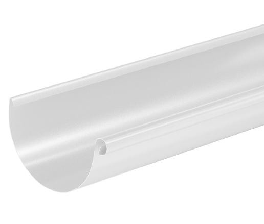 Водосток Aquasistem, система 125x90 - Водосточный желоб 3.00м RAL 9003 Белый купить в Нижнекамске