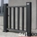 Ограждение из ДПК Outdoor Классик 3D STORM чёрный купить в Нижнекамске