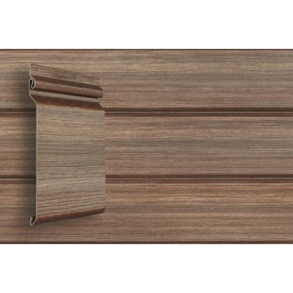 Виниловый сайдинг Grand Line Natural-Брус Tundra - Кедр купить в Нижнекамске
