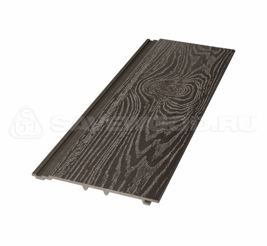 Сайдинг из дпк savewood sw-cedrus тангенциальный распил темно-коричневый купить в Нижнекамске