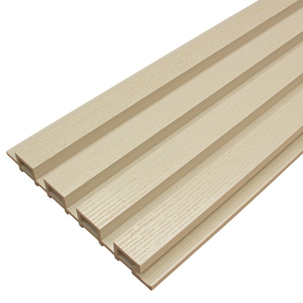 Фасадная доска из ДПК Faynag Wood Рейка Слоновая кость купить в Нижнекамске