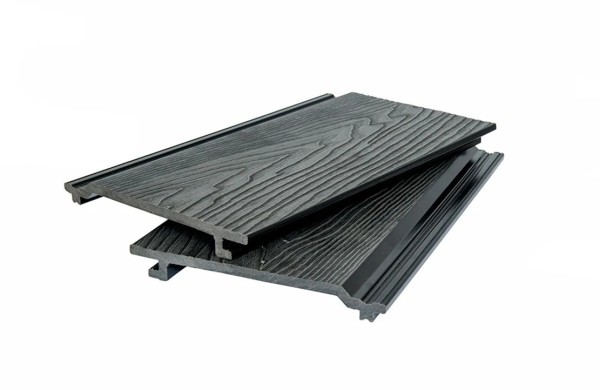 Фасадная доска 3D WOOD BRUSHING, чёрный купить в Нижнекамске