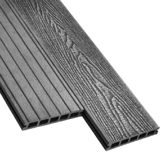 Террасная доска ДПК Deckart Аntique Графит купить в Нижнекамске