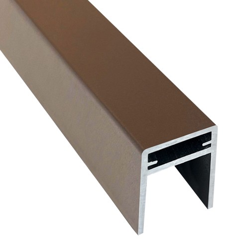 П-профиль Алюминиевый EasyDecking 35x25 Венге купить в Нижнекамске