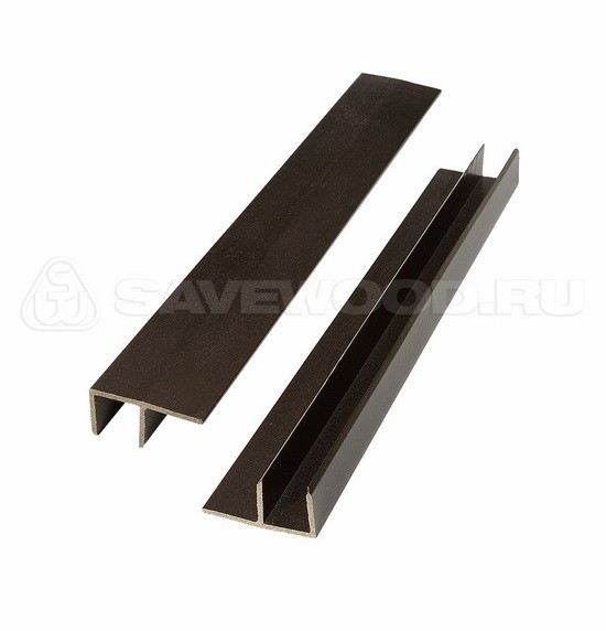 F-профиль ДПК Savewood – Тёмно-коричневый купить в Нижнекамске