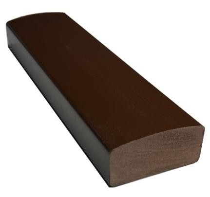 Лавочный брус Ecodecking Некст полнотелый глянцевый 70х35 шоколад купить в Нижнекамске