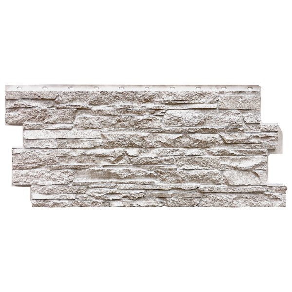 Фасадная панель FineBer, Скала, Мелованный белый купить в Нижнекамске