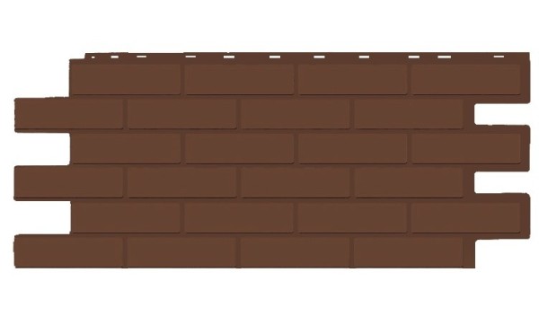 Фасадная панель T-Siding Кирпич Модерн Эко Браун купить в Нижнекамске