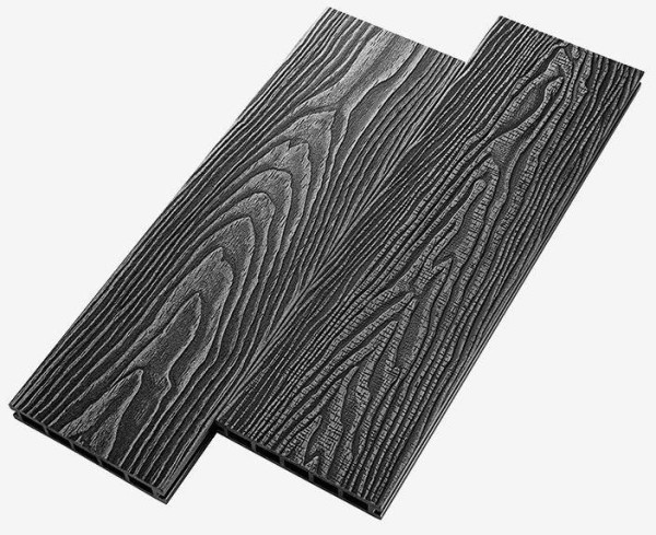 Террасная доска из ДПК RusDecking Unodeck Vintage - Графит купить в Нижнекамске