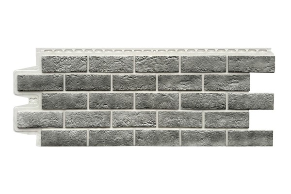 Фасадная панель Grand Line Состаренный кирпич Элит гранит, ШОВ белый купить в Нижнекамске