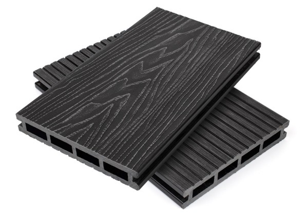 Террасная доская ДПК NanoWood Nature 3D пустотелая Графит купить в Нижнекамске