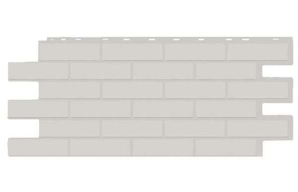 Фасадная панель T-Siding Кирпич Модерн Эко Уайт купить в Нижнекамске