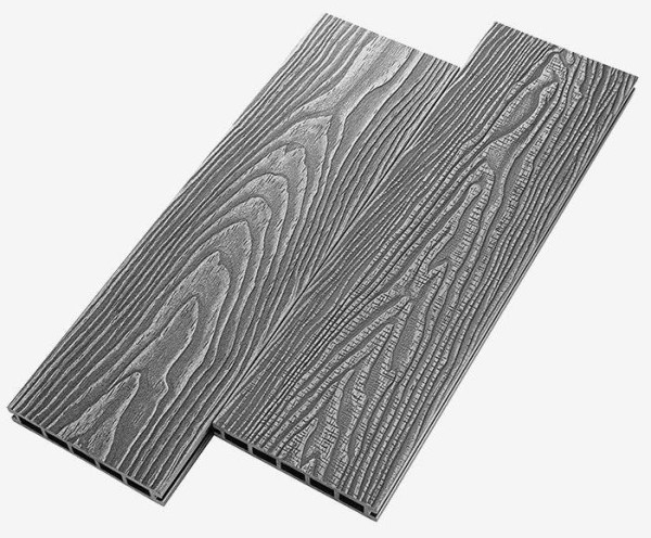 Террасная доска из ДПК RusDecking Unodeck Vintage - Серый купить в Нижнекамске