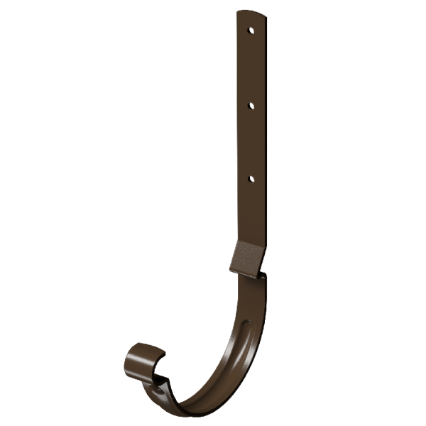Карнизный крюк длинный D125 Döcke STAL PREMIUM Каштан, (RAL 8017) купить в Нижнекамске
